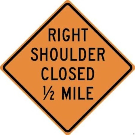 Accuform RIGID CONSTRUCT ION SIGN RIGHT SHOULDER FRK318DP